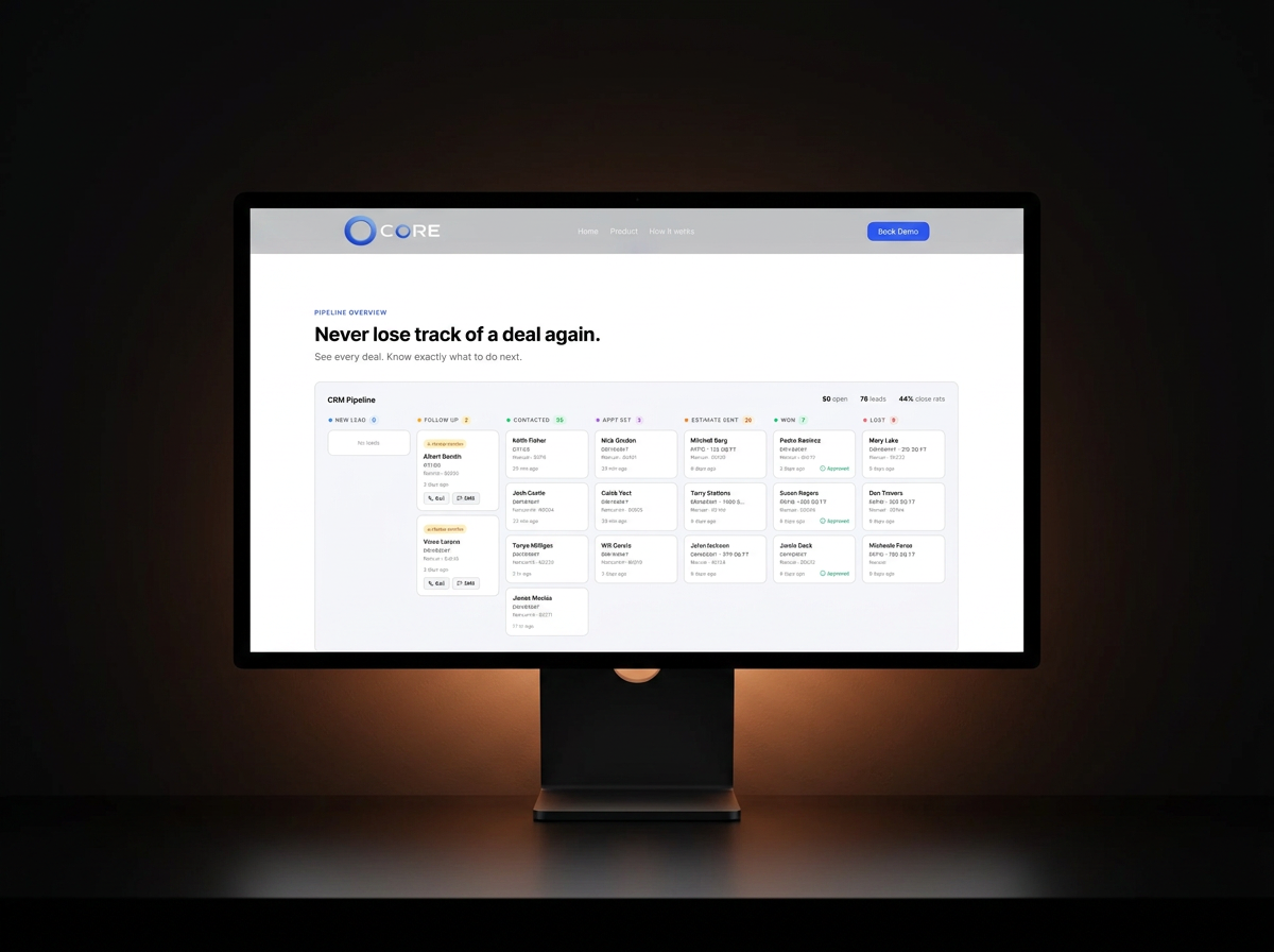 SaaS Website Design & Development project challenge
