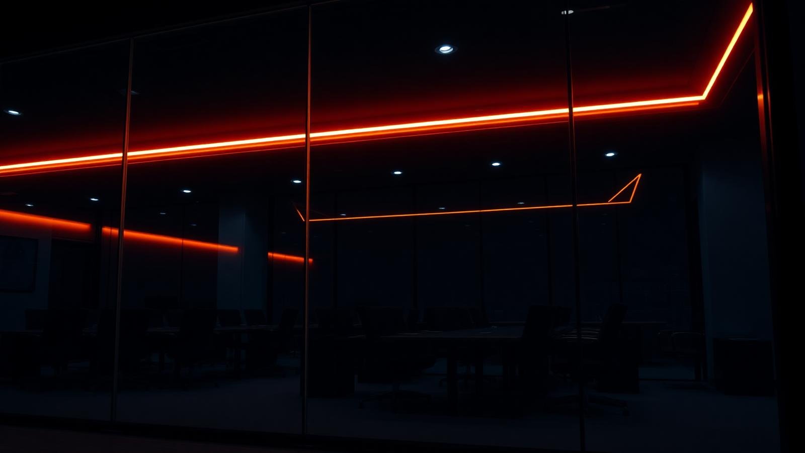 ROAR studio at night